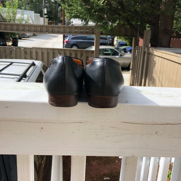 J. Crew Collection Black Calf Hair Loafers 8 - Picture 3 of 6